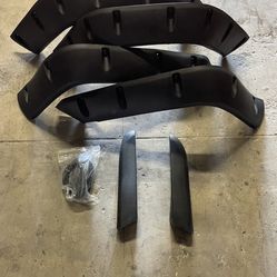Ob WF-JEEP97-MBK 97-06 JEEP WRANGLER BLACK 4 Pcs Side Wheel Fender Flares