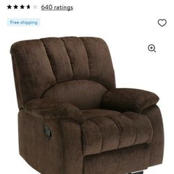 Mainstays recliner with pocketed comfort