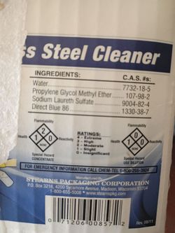 Stainless&glass cleaner