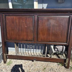 Solid Wood Queen Head Board 