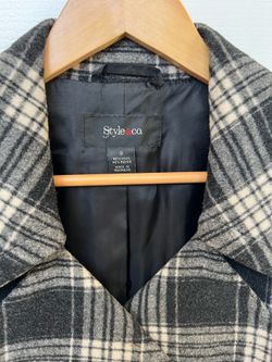 Plaid Jack Black with white - Size