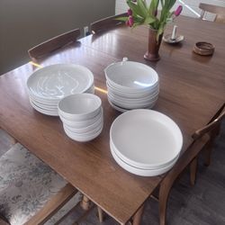 White Dish Set