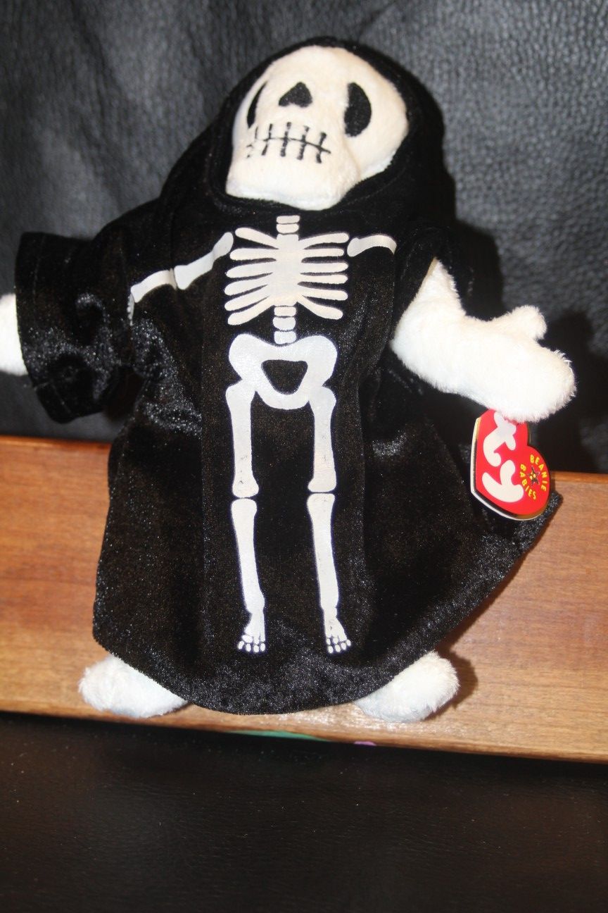 Creepers the skeleton ty beanie baby