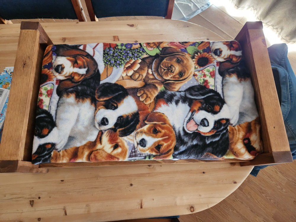 Handmade from Recycled Wood DOG Bed