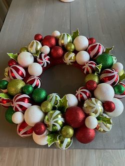 Pair of Christmas Wreaths