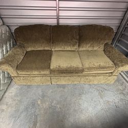 Vintage plush couch