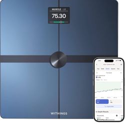 New In Box WITHINGS Body Smart - Accurate Scale for Body Weight and Fat Percentage, Body Composition Wi-Fi and Bluetooth Weight Scale, Baby Weight Sca
