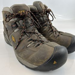 Keen Boot Utility Brown Soft Toe Workwear Hiking ASTM F2892 11 Waterproof 13D
