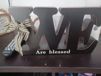 We Are Blessed Decor