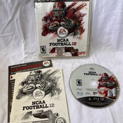 PS3 NCAA Football 12
