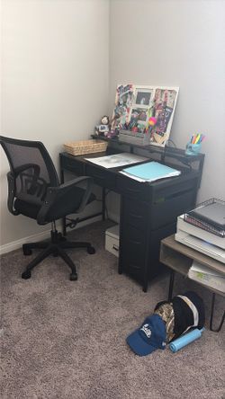 LED Desk with chair