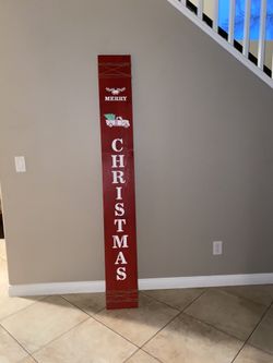 Christmas porch sign