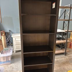 5 Tier Wooden Bookshelf 