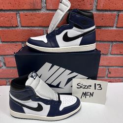Nike Air Jordan 1 High Og ‘Midnight Navy’ Size 13 
