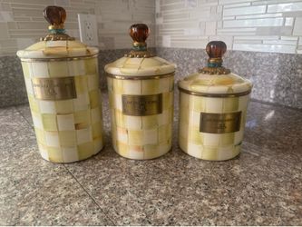 Mac Kenzie Childs Canister Set