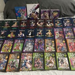 Jojos manga all of part 1-5 part of part 6 and other jojos 