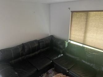 Leather Sectional $45
