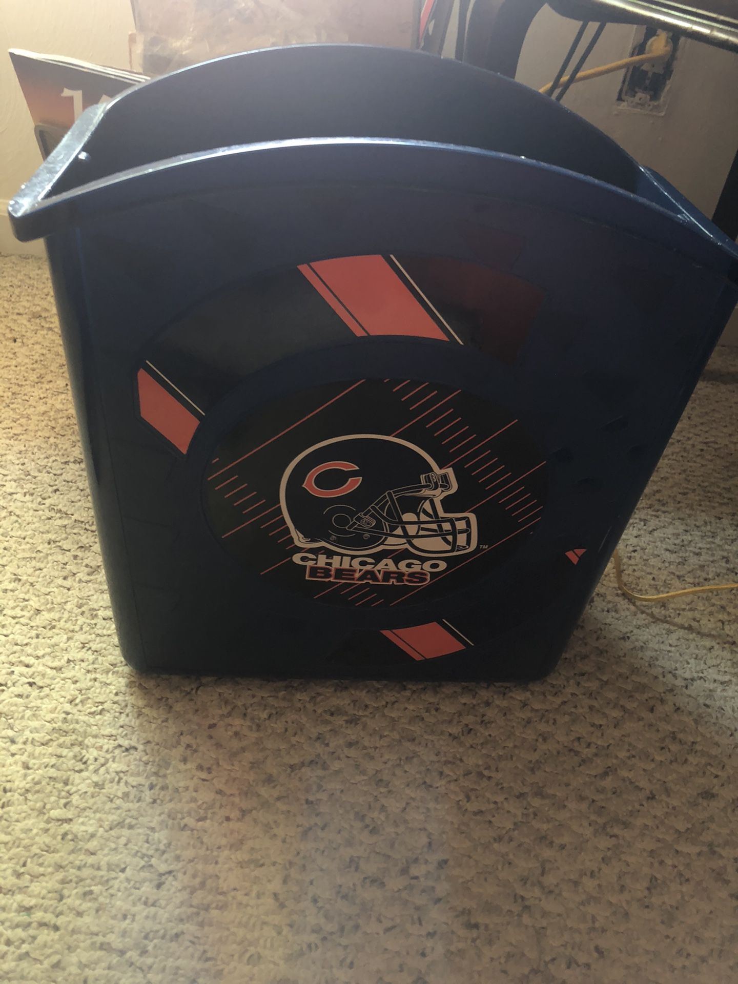 Chicago Bears wastebasket
