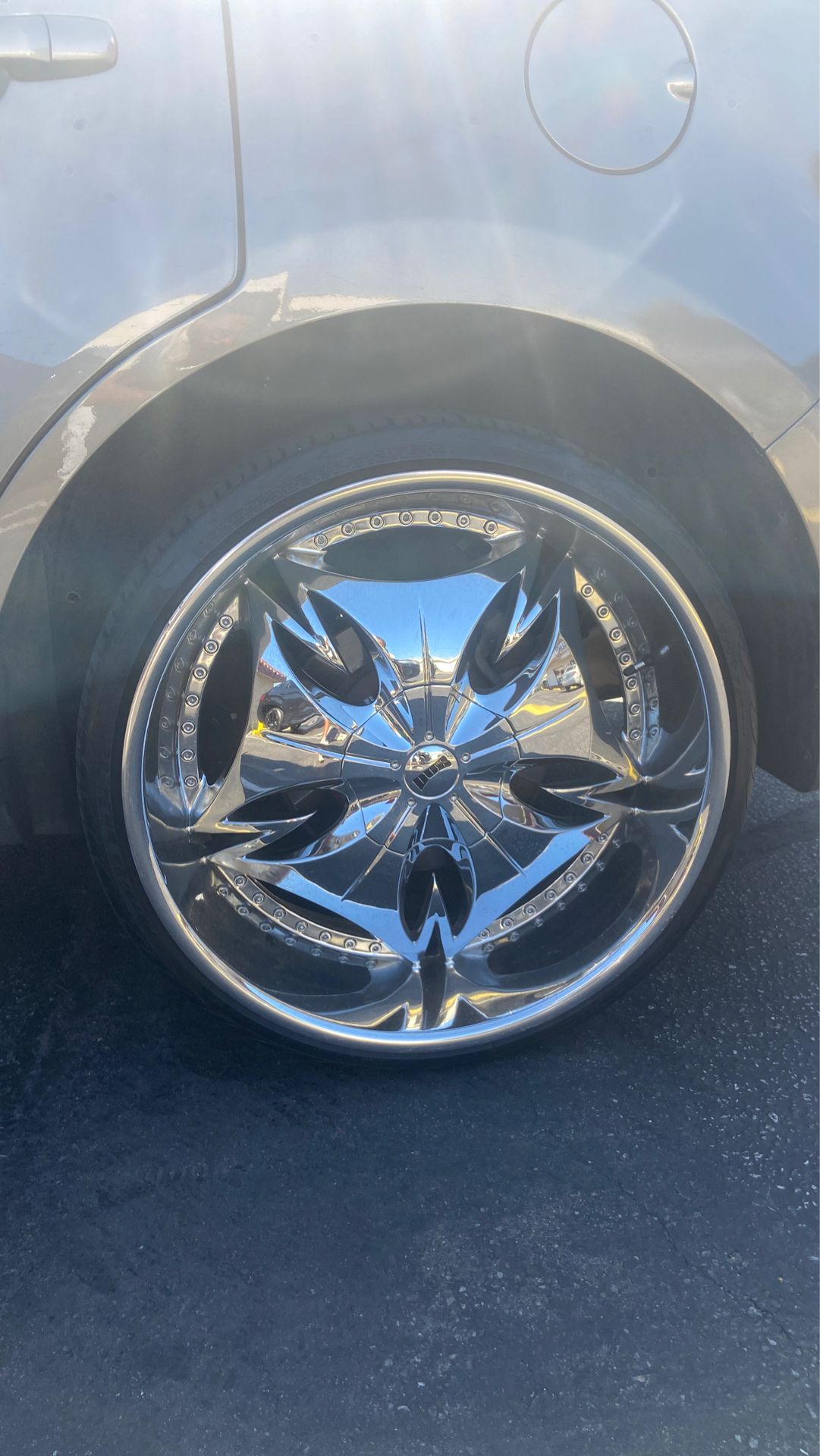24” rims with tires