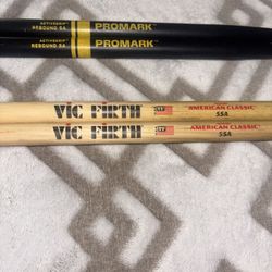 Drumsticks Pro-Mark And Vic Firth