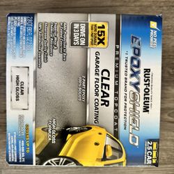 Brand New Unopened Epoxy Shield Clear Garage Floor Coating 2.5 Car