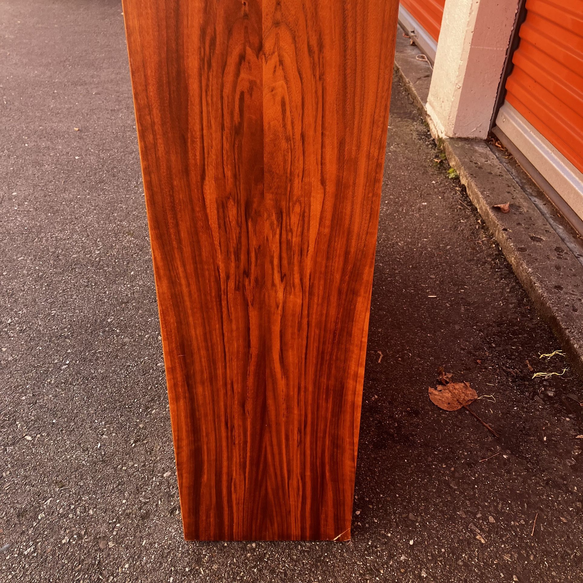 Tall Vintage Mid Century Teak Bookshelf