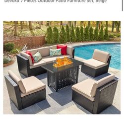 7 Piece patio Set