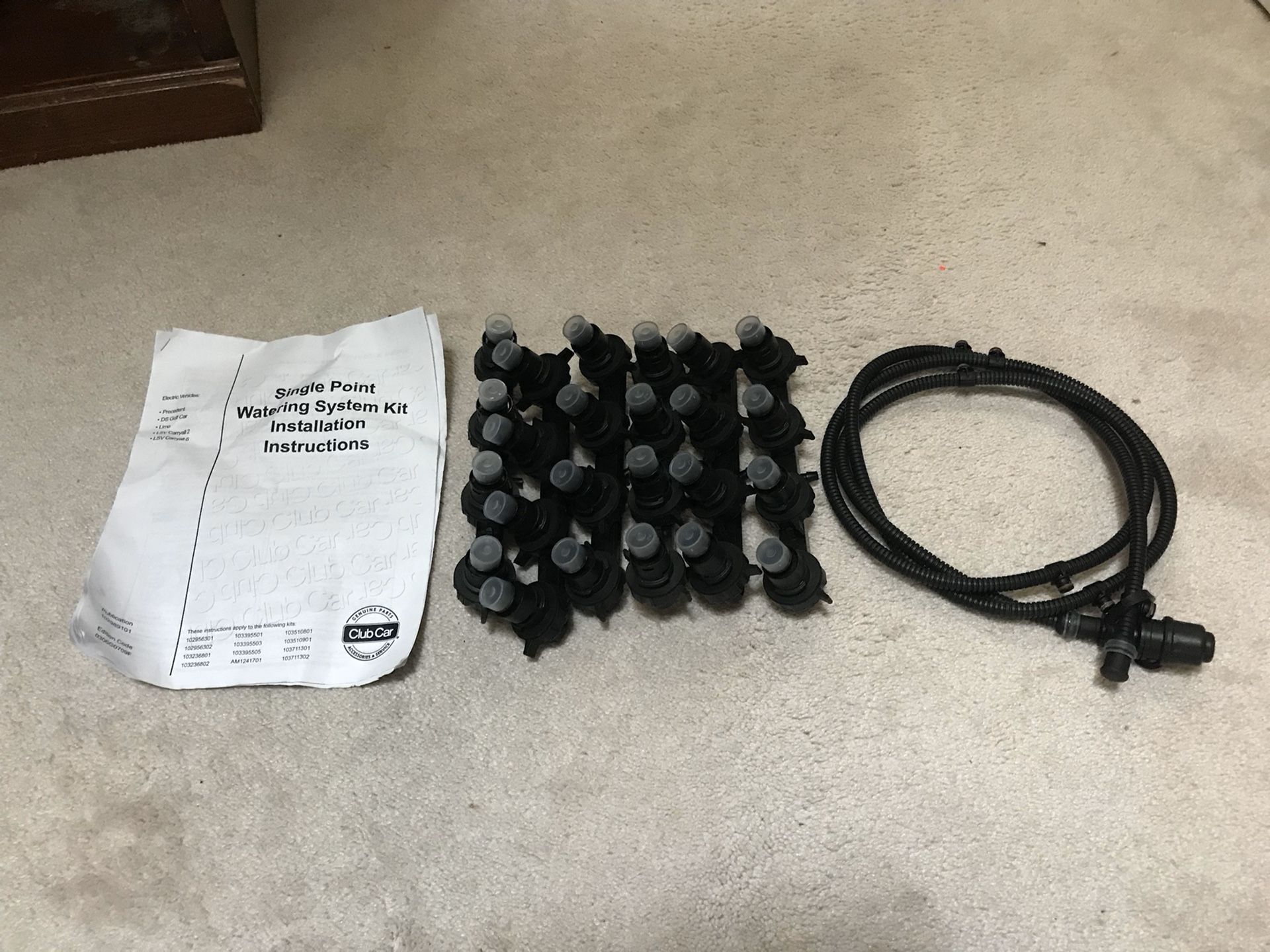 Club Car single point water system kit