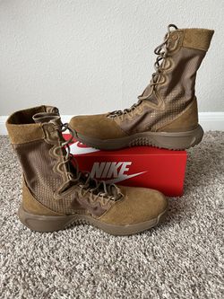 NIKE SFB B1 LEATHER TACTICAL BOOTS COYOTE SIZE 9 BRAND NEW
