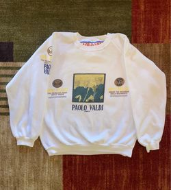 White Vintage 90s crewneck sweater