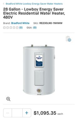 28 Gallons Electric Water Heater (((NEW)))