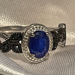 Blue Spinal with Blue Sapphire Ring