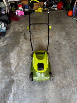 Sunjoe electric mower paid 290 will take 100
