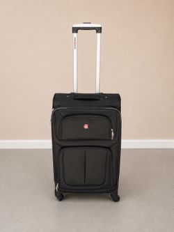 SwissGear Sion 25” Expandable Spinner Suitcase Medium Checked Luggage