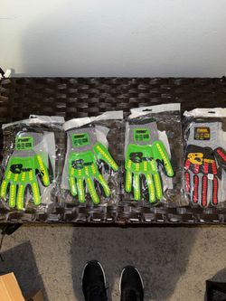4 New Magid T-REX Work Gloves – S, M, L & XL – Cut Resistant