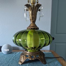 Vintage Green MCM Lamp