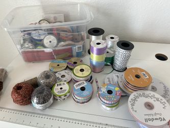 Huge Ribbon Bundle – Craft / Gift Wrapping / Party Supplies (Some New)