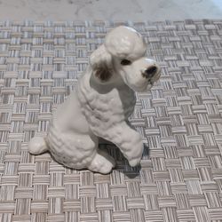 Vintage China White Poodle Figurine. 