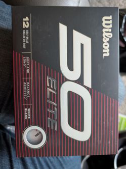 Brand new Wilson 50 Elite golf balls. 11 count