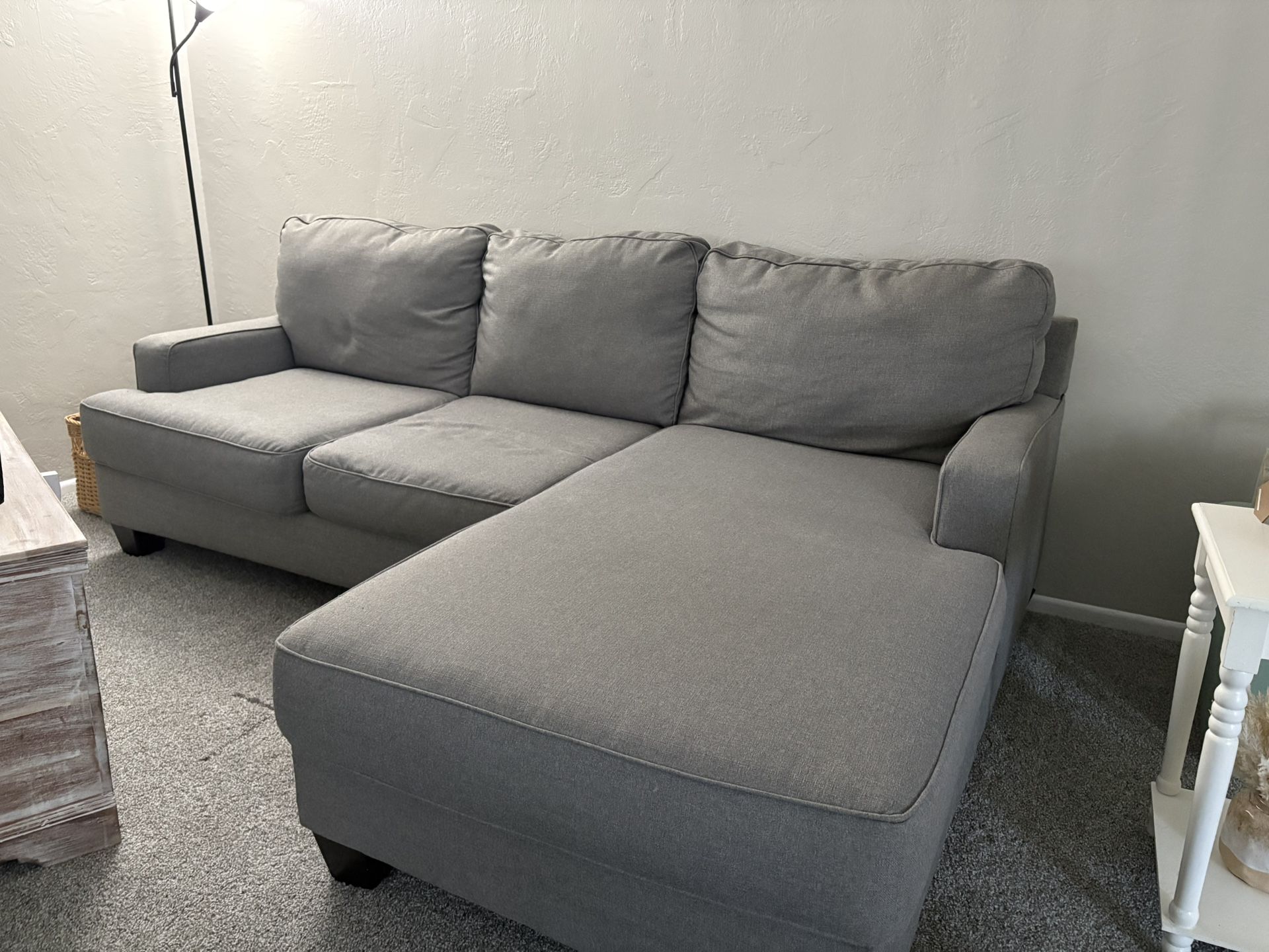 Grey L Shaped Couch