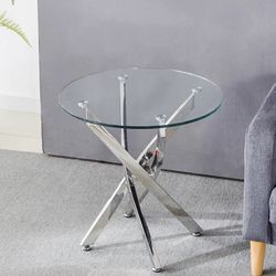 Glass End table 