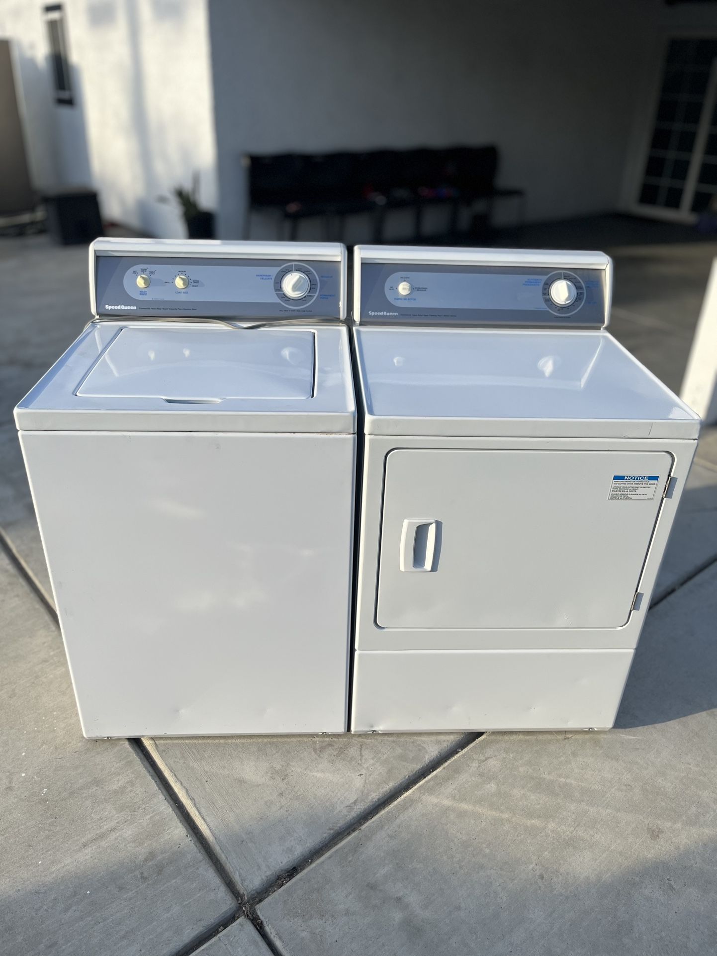 Speed Queen Washer And Gas Dryer • Free Local Delivery