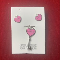 Sterling Silver Earrings & Pendant 