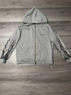 Gray KSUBI ‘Bring Back Life’ Zip Up