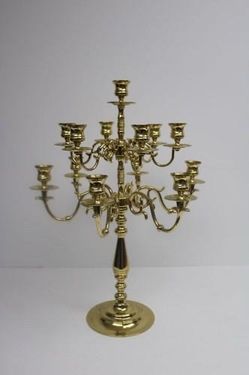 2 Baldwin, 13 candlestick, brass candelabras