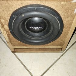 Skar Sub Box And Amp