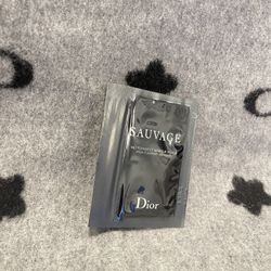 Dior sauvage sample card