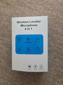 Wireless Lavalier Microphone 4-in-1 – Dual Mic Set for iPhone, Android & Video Recording