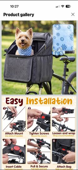 Brand New Dog Bike Basket / Pet Carrier – $20