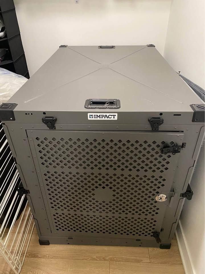 Impact Crate XXL Collapsible with Crate Liner and Pad